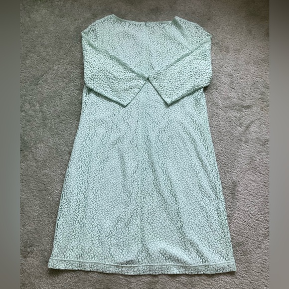 Pendleton Mint Green Lace Shift Dress - Picture 10 of 15